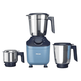 Philips Mixer Grinder | 3 Stainless Steel Jars | 800 W | Blue | HL7773/01