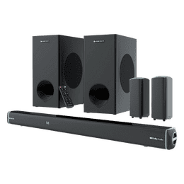 Zebronics Juke BAR 9552 Bluetooth Soundbar with Dual Wireless Subwoofer | 625 Watts | Black