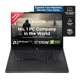 Lenovo Legion 5 Gaming Laptop | AMD Ryzen 7 260 | 16GB | 1TB | Windows 11 Home | Eclipse Black | 83M00074IN