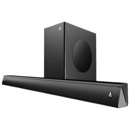 Boat Aavante Thump Plus Channel Soundbar with Wired Subwoofer | 200W | 2.1 Channel | Premium Black