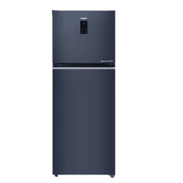 Haier Frost Free Double Door Refrigerator | 328 L | 2 Star | Graphite Black | HRF-3782BLGKA-P
