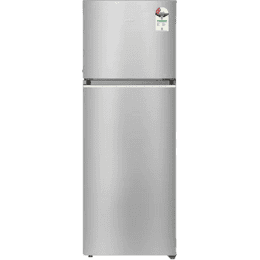 Haier Frost Free Double Door Convertible Refrigerator  |  358 L | 2 Star | Inox Steel | 2026 Model | HRF-4082BISA-P