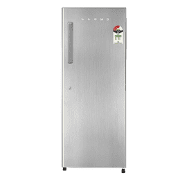 Lloyd Direct Cool Refrigerator | 185 L | 3 Star | Steel Graphite | GLDG203ASGCF