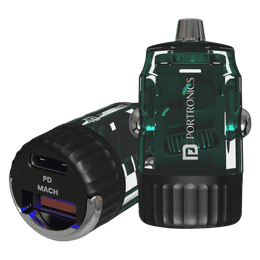 Portronics Car Power View Car Charger | Black | POR 1875