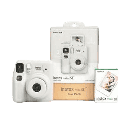 Fujifilm Instax Mini SE Fun Pack Instant Camera | Grey