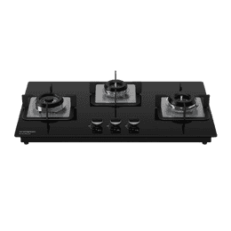 Crompton 3Br Hob | 76 cm | Auto Ignition | Black | SKHB763SP-MBL