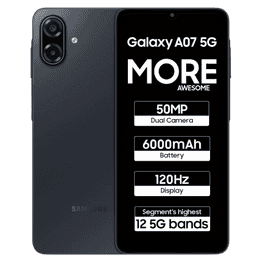 Samsung Galaxy A07 5G | 6GB | 128GB | Black | NM