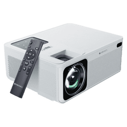 ZEBRONICS PIXAPLAY 58 Smart Projector | 12000 Lumens | 4K Support | White