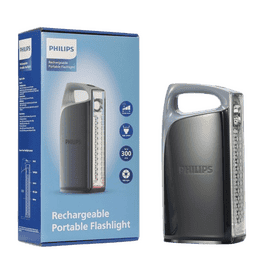 Philips Portable Emergency Light | Rechargeable | 4000MAh Battery | Black | SFL3402