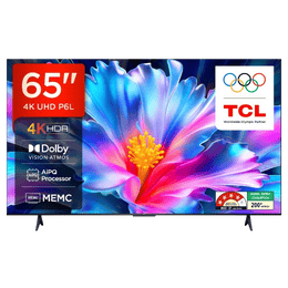 TCL 4K Ultra HD Smart LED Google TV | 165 cm (65 inches) | Black | 65P6L