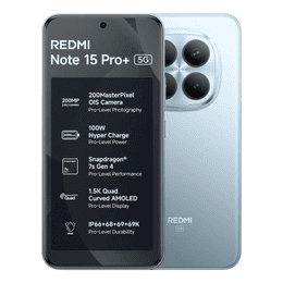 REDMI Note 15 Pro+ 5G | 12GB | 512GB | Mirage Blue | NM