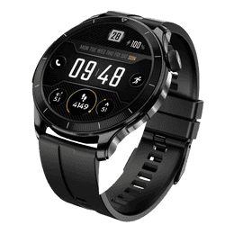 Boat Chrome Eon Round  Smart Watch for Men & Women | 1.43” (3.63 cm) AMOLED Display | Active Black