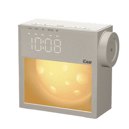 iGear HushRise Night Lamp With Clock And Alarm
