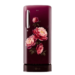 LG Direct Cool Single Door Refrigerator | Smart Inverter Compressor | 185 L | 5 Star | Wine Glory | GLD1956ZAWG