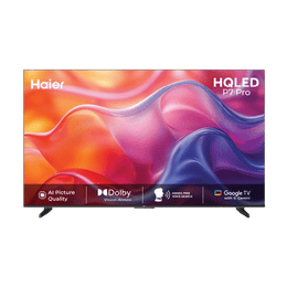 Haier P7 Pro 43P7 HQLED AI Smart Google TV | 109 cm (43 inch) | Black | 43P7