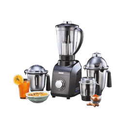 USHA TurboX Mixer Grinder | 1200W | Faster and finer grinding | 4 Jars | Black