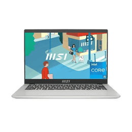 MSI Modern 14  Laptop | Intel Core i5 | 16GB | 512GB | Windows 11 Home | Urban Silver | 9S7-14J111-117