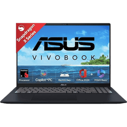 Asus Vivobook 16 Laptop | Snapdragon X X1 26100 | 16GB | 512GB | Windows 11 Home |  Quite Blue | X1607QA-MB049WS