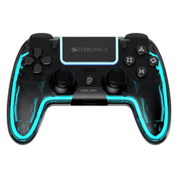 Zebronics Zeb Max Link Pro Wireless Gamepad | Dual Motor Haptics | Black