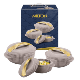 Milton Oyster Reg Set Insulated Casserole | Easy to Carry | Multicolor