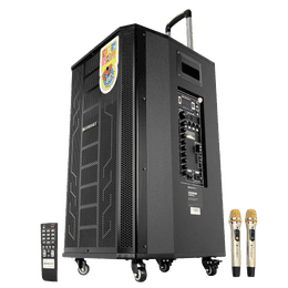 Zebronics Zeb Metal Pro Trolley DJ Speaker | 150 W | Black | 2X15L1