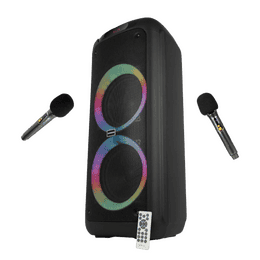 Zebronics Zeb Thump 10 Party Speaker with Dual Wireless Mic | 200W | Black