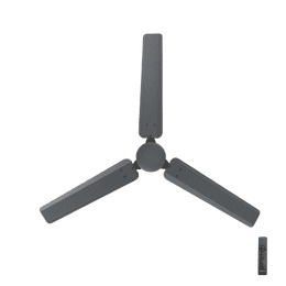 Bajaj Raftaar BLDC Ceiling Fan | 1200mm | Coalmine Grey