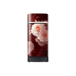 Samsung Direct Cool Single Door Refrigerator | 189 L | 5 Star | Begonia Red | RR21H2H25BR/HL