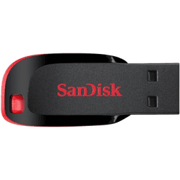 Sandisk Cruzer Blade 32GB Flash drive | USB 2.0 Pendrive | Red & Black
