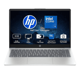 Hp 14 Laptop | Intel core 5 | 16 GB 512 GB | Windows 11 Home | Silver | EP0385tu