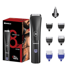 Havells 8 in 1 Digital Grooming kit | Black | GS7608