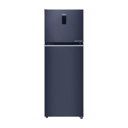 Haier Double Door Refrigerator | 2 Star | 358 L | Graphite Black | HRF-4082BLGKA-P