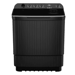 Haier Noida Semi Automatic Washing Machine | 14 Kg | Black | HTW140-196BK