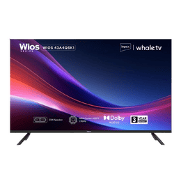 Impex WIOS 4K UHD QLED Smart TV | 43 inch | Black | 43A4QSK1