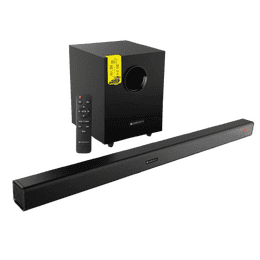 Zebronics Zeb Sonata 1 SoundBar With Subwoofer | 72W | Black