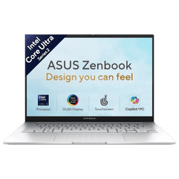 ASUS Zenbook Thin and Light Laptop | Intel Core Ultra 5 225H | 16GB | 1TB | Windows 11 Home | Silver | UX3405CA-QL1111WS