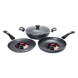 IMPEX ROYAL NON STICK GRANITE COOKWARE SET | 4PCS | MULTICOLOUR