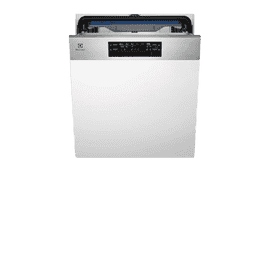 Electrolux Semi Integrated Built-In Dishwasher | 60 cm | White Silver | EEM48300IX