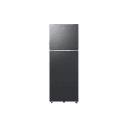 Samsung Frost Free Double Door | 330 L | 3 Star | Black Caviar Matt | 2026 Model | RT34HG5A43B1HL