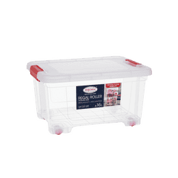 Asian Regal Roller Storage Box | 16 L | Transparent