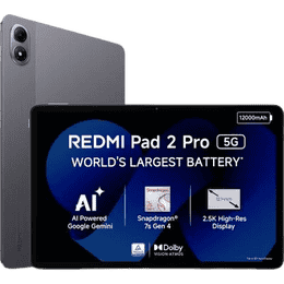 REDMI Pad 2 Pro 5G Gaming Tablet | Wi-Fi+5G | 8 GB | 128 GB | Graphite Grey | NM