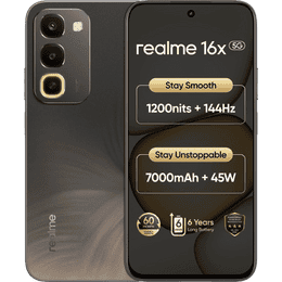 Realme 16X 5G | 6 GB | 256 GB | Endurance Brown