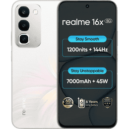 Realme 16X 5G | 6 GB | 128 GB | Glory White