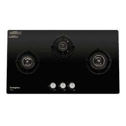 Crompton Hob Viona | 78 cm | 3 Burner | Black | VNDC783-MBL