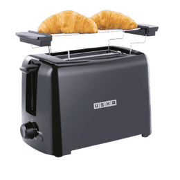 Usha iToast 2 Slice Pop Up Toaster | 650 Watt | Black