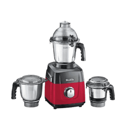 Sujata Mixer Grinder | 3 Jar | 1000 W | Red and Black | MG02