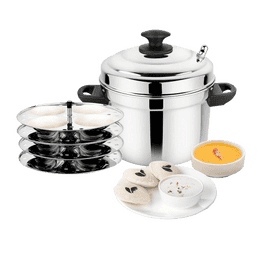 Prabha Elite Multi Steamer Cum Idly Cooker | 4 Plates