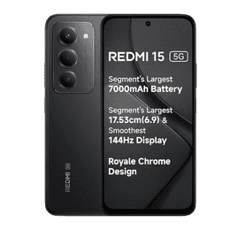 Redmi 15 5G | 8GB | 256GB | Midnight Black | NM1