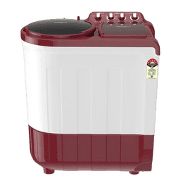 Whirlpool Ace Super Soak Semi Automatic Top Loading Washing Machine | 8 kg | 5 Star | Coral Red | ACE 8.0 SUPERSOAK XTRA