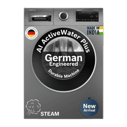 Bosch Fully Automatic Front Load Washing Machine | 10 kg | 5 Star | Cast Iron Grey | 2026 model | WGA254IRIN